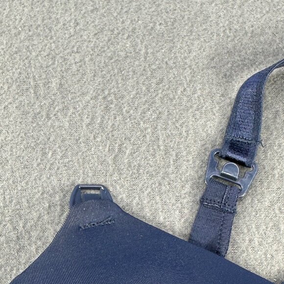 Auden Women's Size 36DD Nursing Bra Lightly Lined Wireless 2 Way Straps Blue New - Picture 13 of 14